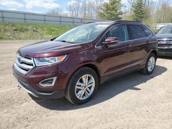 Salvage cars for sale at Davison, MI auction: 2018 Ford Edge SEL