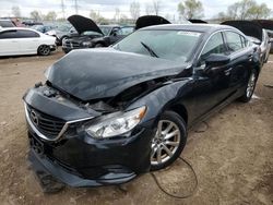 Salvage cars for sale from Copart Elgin, IL: 2015 Mazda 6 Sport