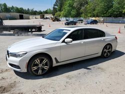 Salvage cars for sale from Copart Knightdale, NC: 2016 BMW 740 I