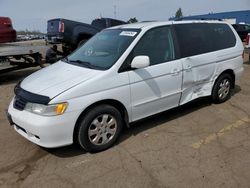 Salvage cars for sale from Copart Woodhaven, MI: 2003 Honda Odyssey EXL