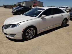 Salvage cars for sale at Amarillo, TX auction: 2013 Lincoln MKZ