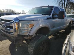Salvage cars for sale at Portland, OR auction: 2011 Ford F250 Super Duty