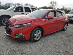 Chevrolet salvage cars for sale: 2017 Chevrolet Cruze LT