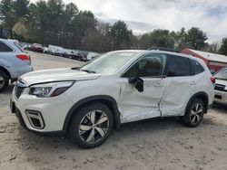 Salvage cars for sale at Mendon, MA auction: 2020 Subaru Forester Touring