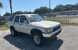 Salvage cars for sale at Apopka, FL auction: 1992 Toyota 4runner VN39 SR5