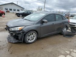 Salvage cars for sale from Copart Pekin, IL: 2015 Ford Focus SE