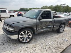 Salvage cars for sale at Houston, TX auction: 2001 Chevrolet Silverado C1500