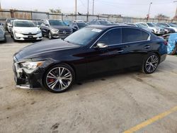 Infiniti salvage cars for sale: 2020 Infiniti Q50 RED Sport 400