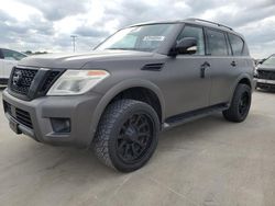 Salvage cars for sale at Wilmer, TX auction: 2018 Nissan Armada SV