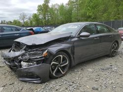 Honda Accord Sport salvage cars for sale: 2020 Honda Accord Sport