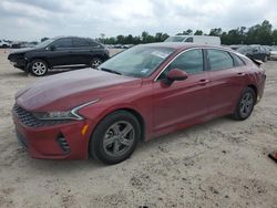 Salvage cars for sale at Houston, TX auction: 2022 KIA K5 LXS