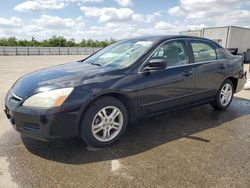 Salvage cars for sale at Fresno, CA auction: 2007 Honda Accord SE