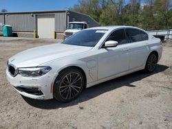 Salvage cars for sale at West Mifflin, PA auction: 2018 BMW 530E