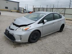 Salvage cars for sale from Copart Haslet, TX: 2015 Toyota Prius