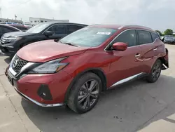 Salvage cars for sale at Grand Prairie, TX auction: 2020 Nissan Murano Platinum