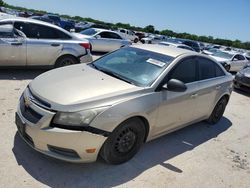 Salvage cars for sale at San Antonio, TX auction: 2012 Chevrolet Cruze LS