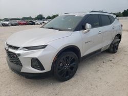 Salvage cars for sale at San Antonio, TX auction: 2020 Chevrolet Blazer RS