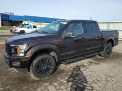 Salvage cars for sale at Woodhaven, MI auction: 2019 Ford F150 Supercrew