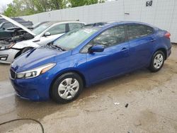 Salvage cars for sale at Bridgeton, MO auction: 2017 KIA Forte LX