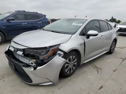 Salvage cars for sale from Copart Grand Prairie, TX: 2021 Toyota Corolla LE