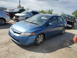 Salvage cars for sale from Copart Pekin, IL: 2006 Honda Civic LX
