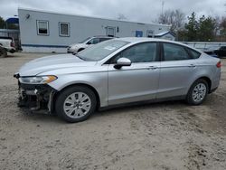 Salvage cars for sale at Lyman, ME auction: 2014 Ford Fusion S