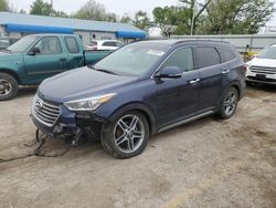 Salvage cars for sale at Wichita, KS auction: 2017 Hyundai Santa FE SE Ultimate