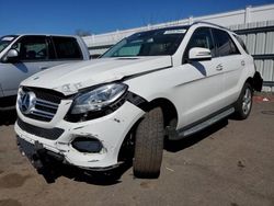 Salvage cars for sale at New Britain, CT auction: 2016 Mercedes-Benz GLE 350 4matic