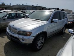 Salvage cars for sale from Copart Martinez, CA: 2004 BMW X5 4.4I