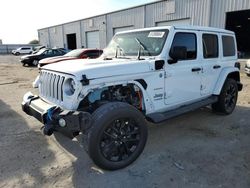 Vehiculos salvage en venta de Copart Jacksonville, FL: 2022 Jeep Wrangler Unlimited Sahara 4XE
