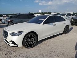 Salvage cars for sale from Copart Houston, TX: 2022 Mercedes-Benz S 580 4matic