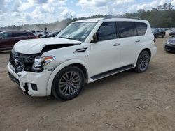 Salvage cars for sale at Greenwell Springs, LA auction: 2019 Nissan Armada Platinum