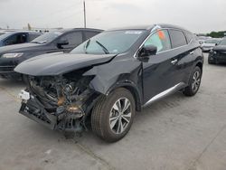 Salvage cars for sale at Grand Prairie, TX auction: 2021 Nissan Murano SL