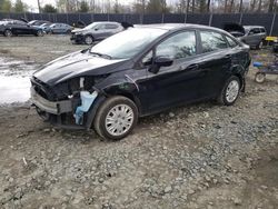 Salvage cars for sale from Copart Waldorf, MD: 2017 Ford Fiesta S