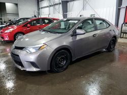 Salvage cars for sale at Ham Lake, MN auction: 2014 Toyota Corolla L