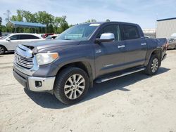 Toyota salvage cars for sale: 2015 Toyota Tundra Crewmax Limited