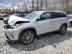 Toyota salvage cars for sale: 2019 Toyota Highlander SE