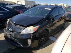 Salvage cars for sale at Martinez, CA auction: 2015 Toyota Prius