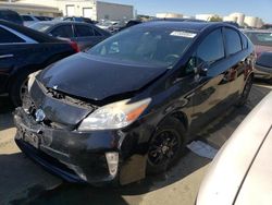 Salvage cars for sale from Copart Martinez, CA: 2015 Toyota Prius