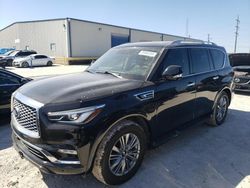 Salvage cars for sale at Haslet, TX auction: 2021 Infiniti QX80 Luxe