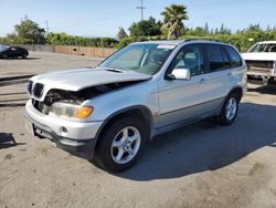 Salvage cars for sale from Copart San Martin, CA: 2003 BMW X5 3.0I