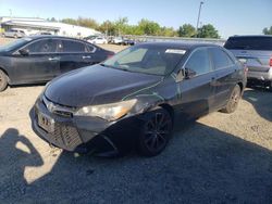 Salvage cars for sale at Sacramento, CA auction: 2015 Toyota Camry XSE