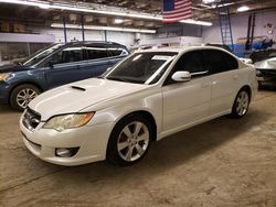 Salvage cars for sale from Copart Wheeling, IL: 2008 Subaru Legacy GT Limited