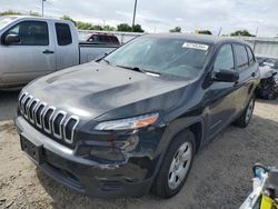 Salvage cars for sale at Sacramento, CA auction: 2016 Jeep Cherokee Sport