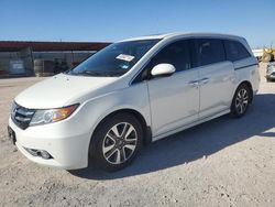 Salvage cars for sale at Andrews, TX auction: 2016 Honda Odyssey Touring