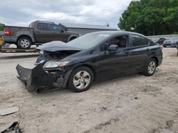 Salvage cars for sale at Midway, FL auction: 2013 Honda Civic LX
