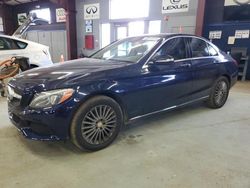 Salvage cars for sale from Copart East Granby, CT: 2015 Mercedes-Benz C 300 4matic