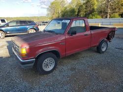 Salvage cars for sale at Concord, NC auction: 1990 Ford Ranger