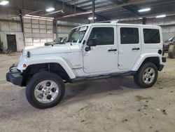 Salvage cars for sale at Des Moines, IA auction: 2013 Jeep Wrangler Unlimited Sahara