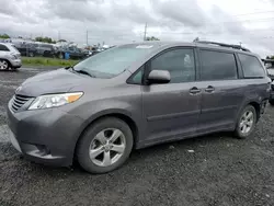 Salvage cars for sale at Eugene, OR auction: 2015 Toyota Sienna LE
